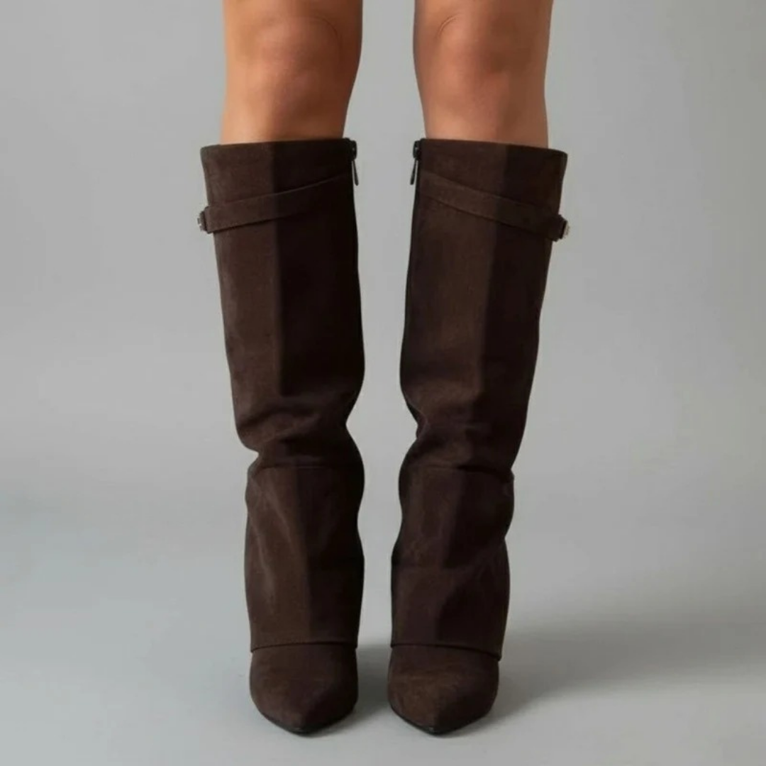 Genevieve | Fold-Over Knee Boots
