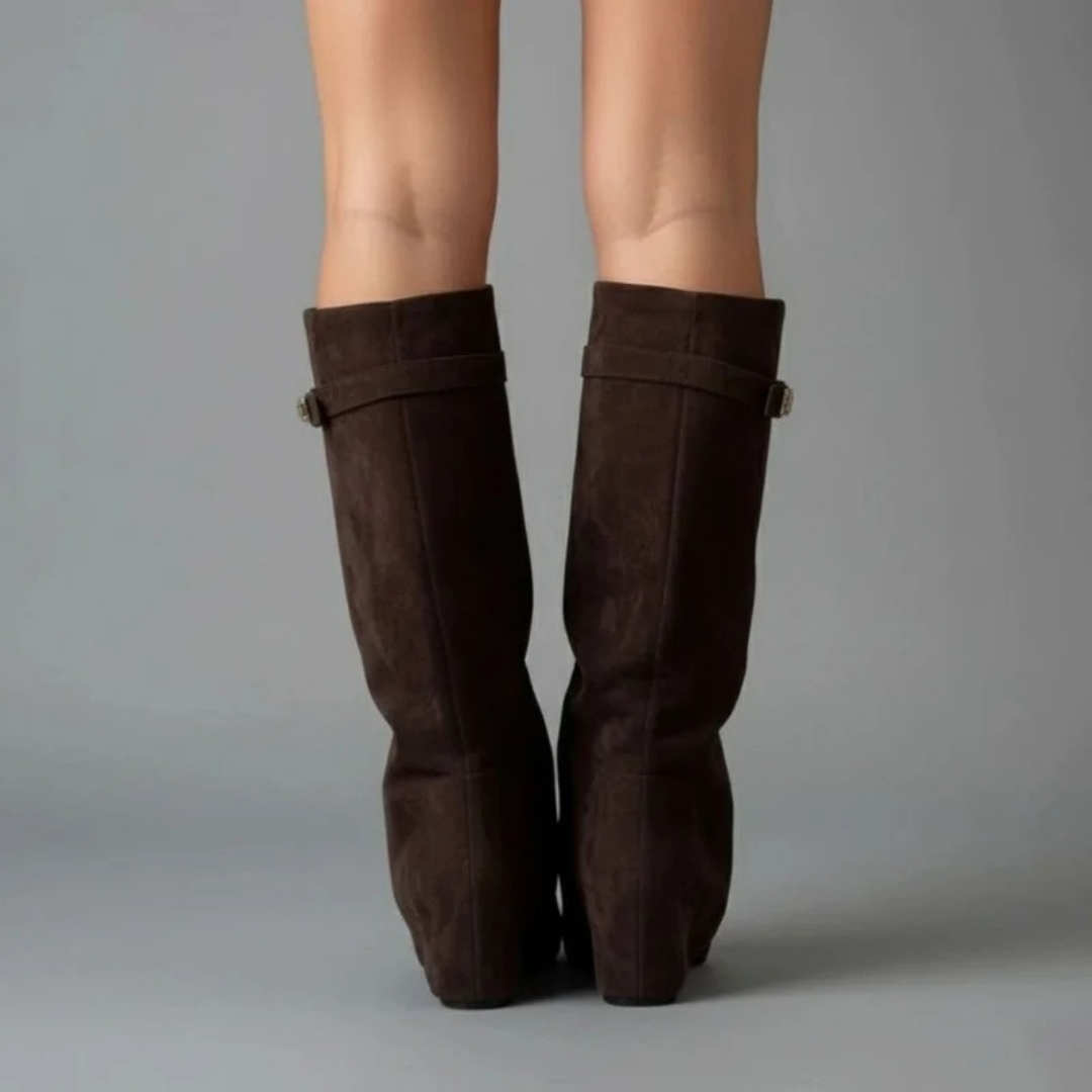 Genevieve | Fold-Over Knee Boots