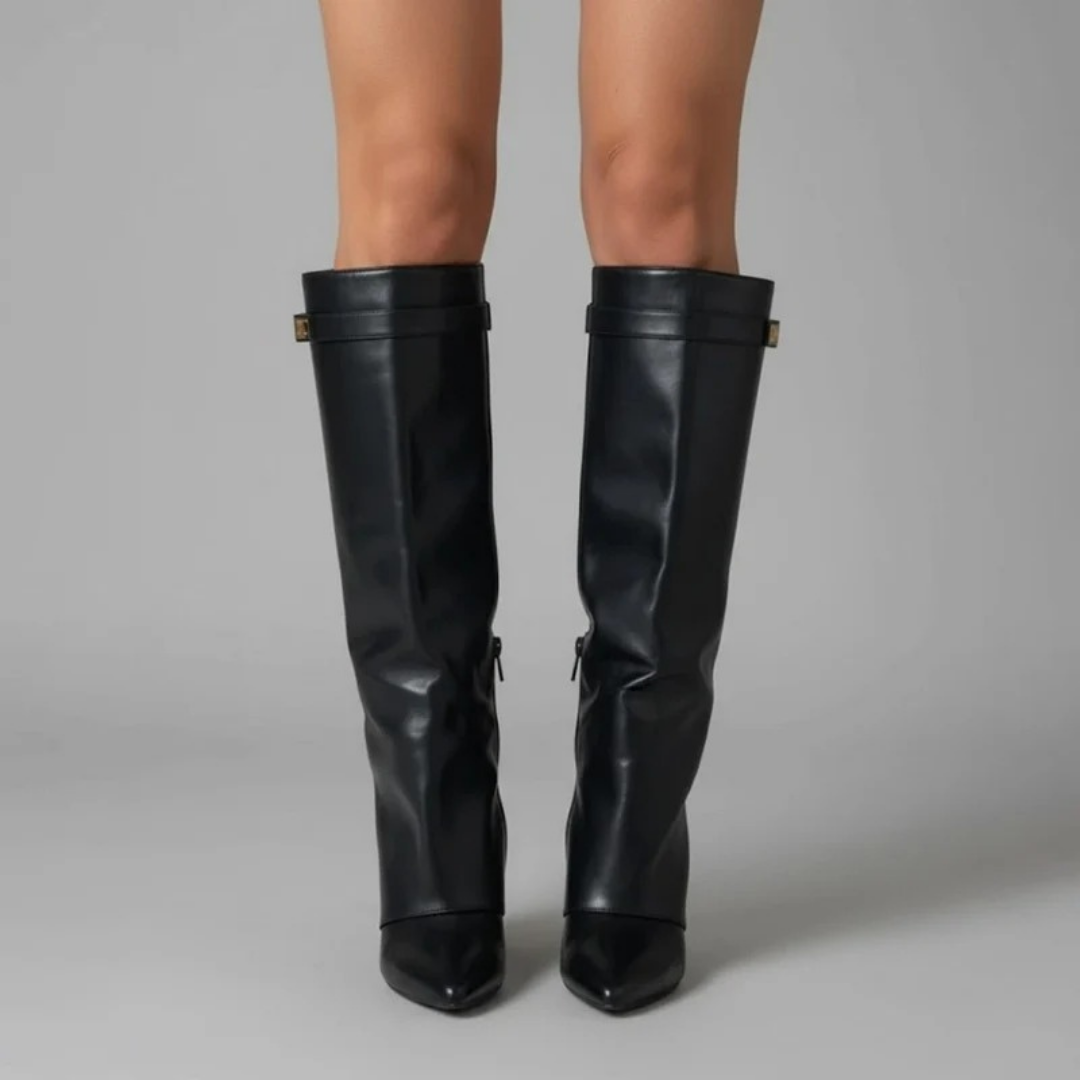 Genevieve | Fold-Over Knee Boots