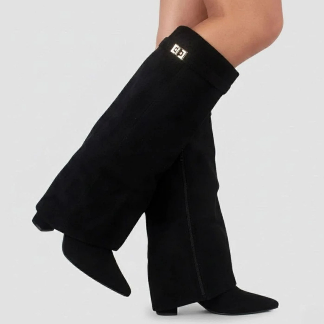 Genevieve | Fold-Over Knee Boots