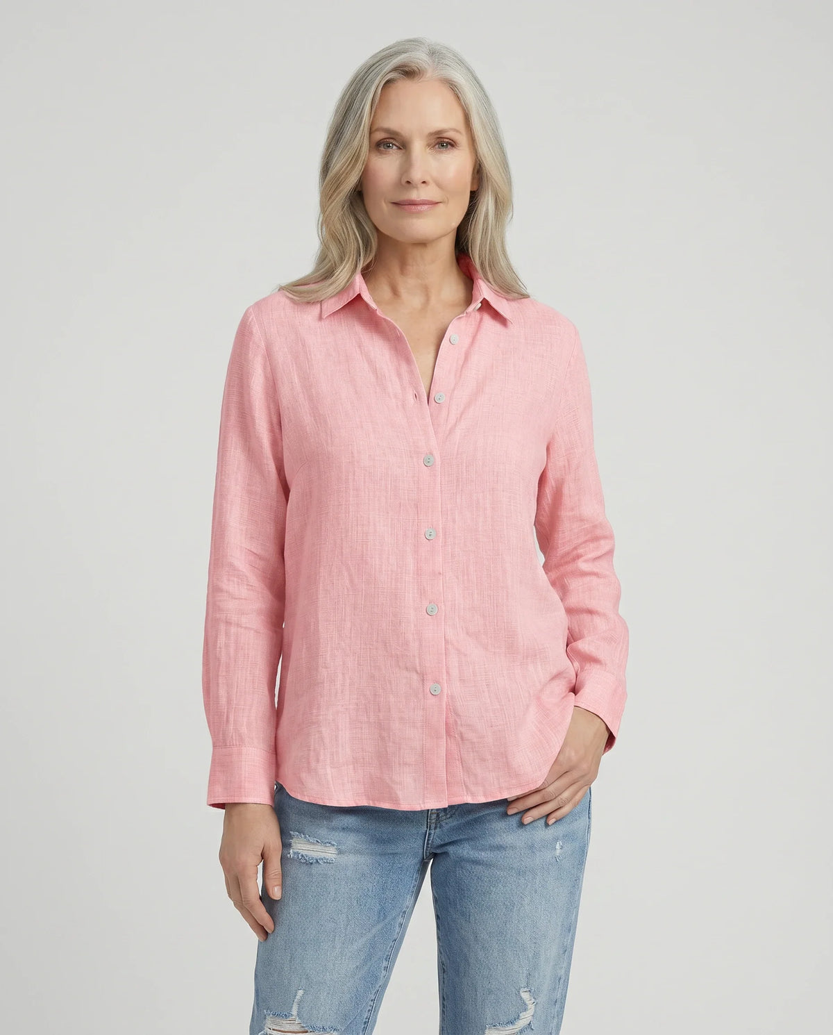 Women Shirt with Button Placket | Casual Style
