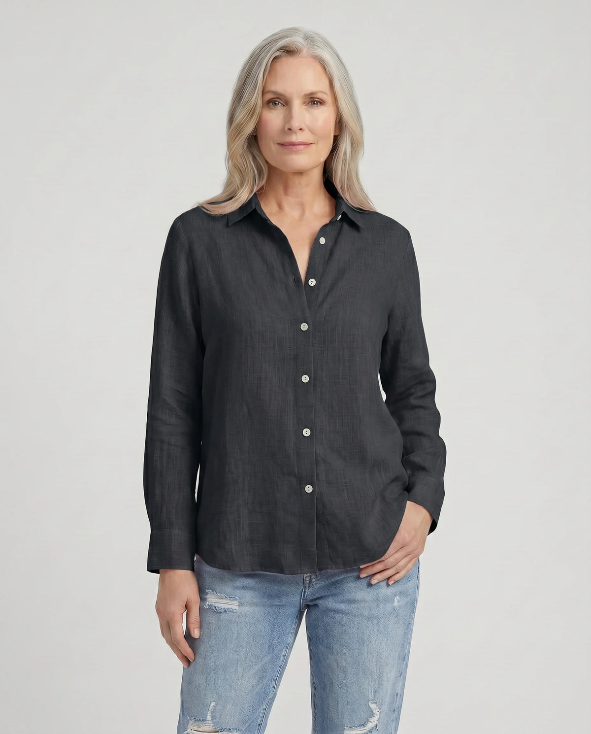 Women Shirt with Button Placket | Casual Style