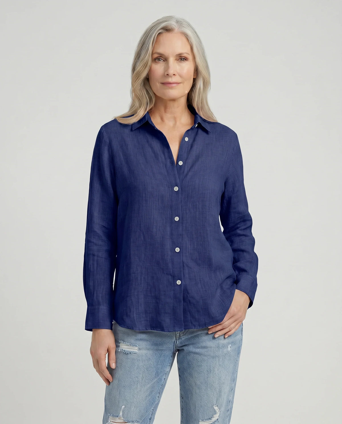 Women Shirt with Button Placket | Casual Style