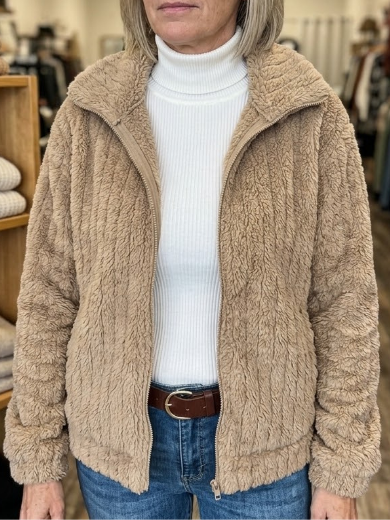 Ilaria | Giacca con zip e colletto