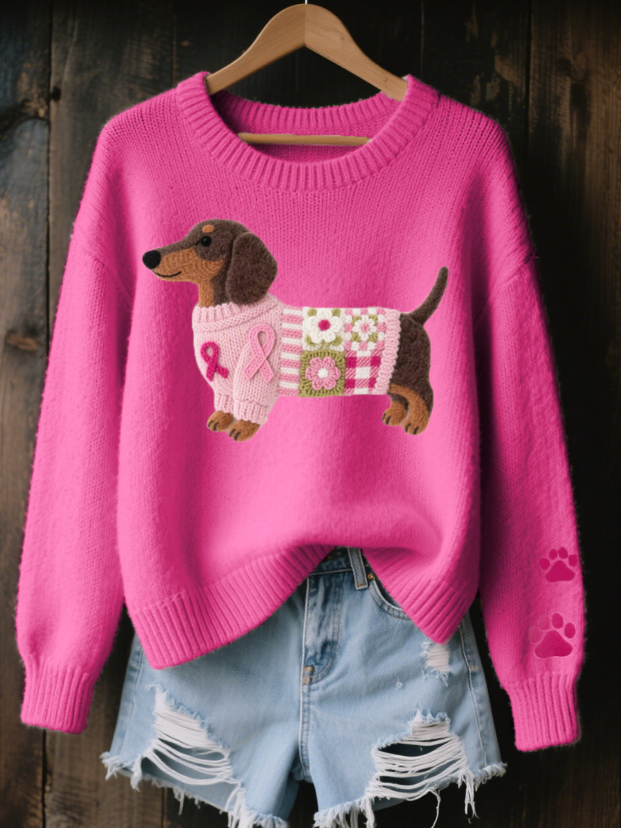 Rosalie | Novelty Dachshund Knit Jumper
