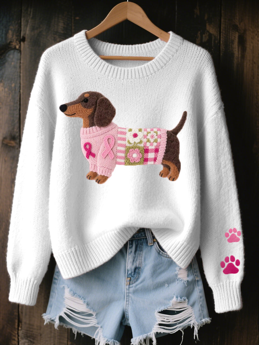 Rosalie | Novelty Dachshund Knit Jumper