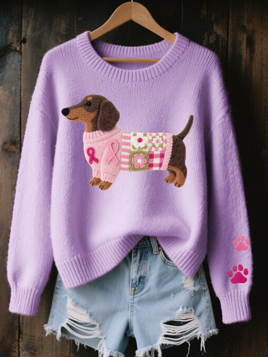 Rosalie | Novelty Dachshund Knit Jumper