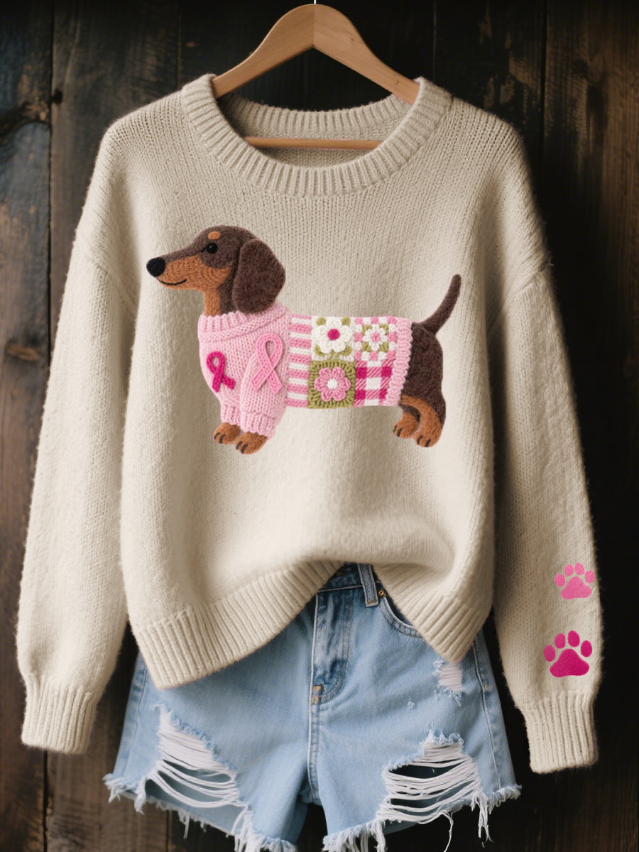 Rosalie | Novelty Dachshund Knit Jumper