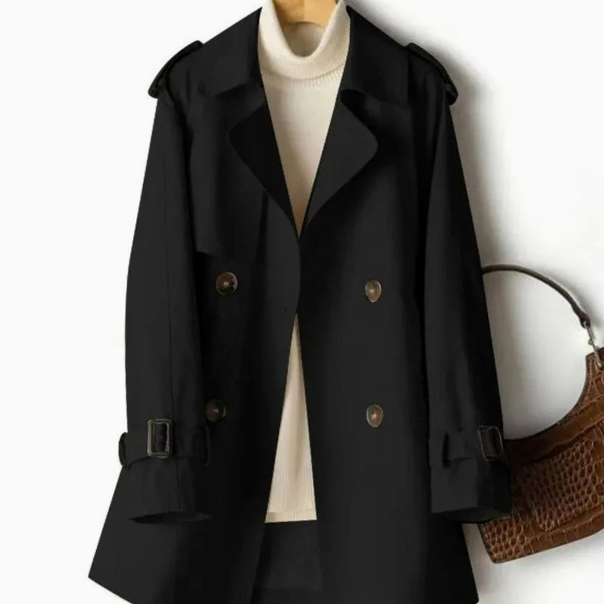 Rosamund | Classic Double-Breasted Trench