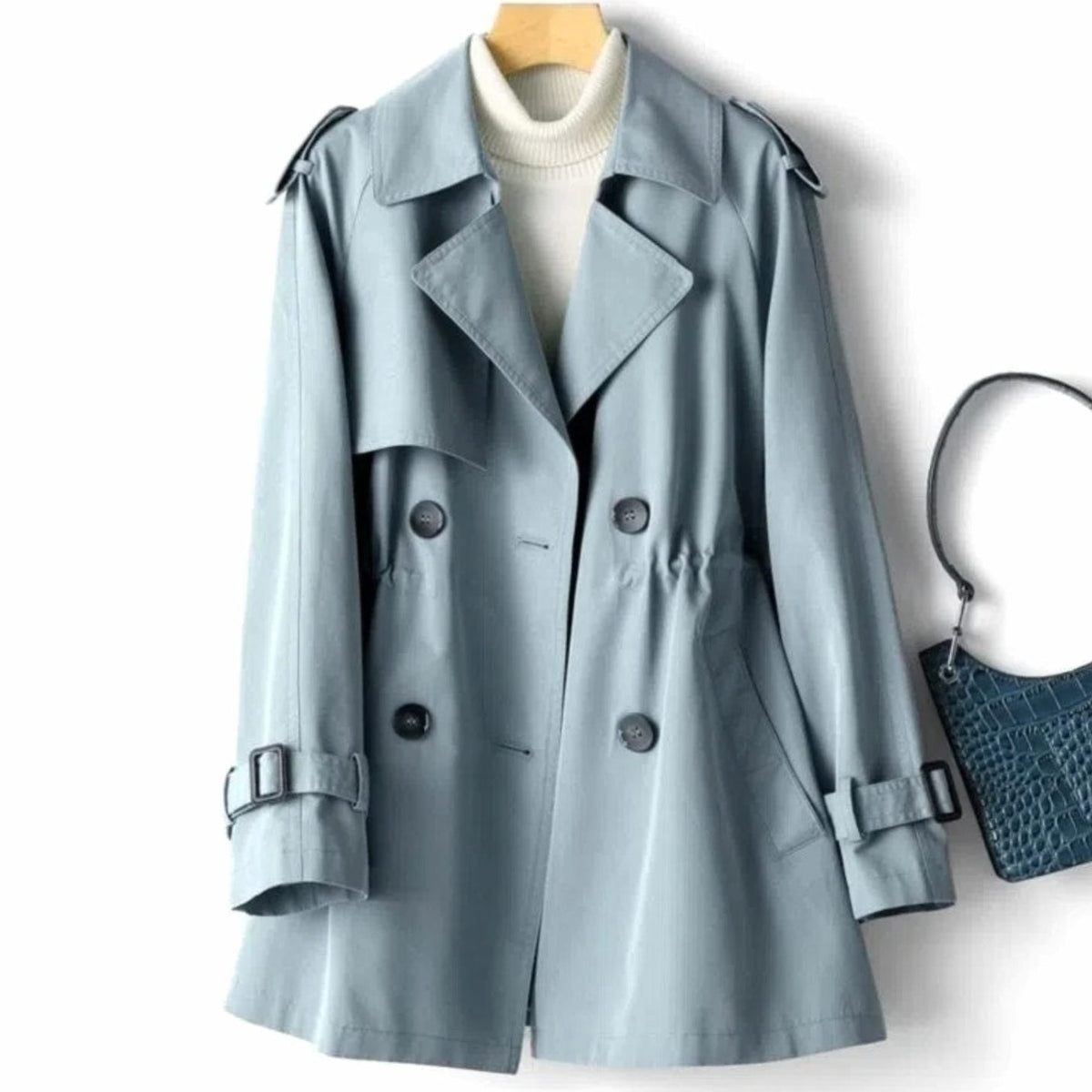 Rosamund | Classic Double-Breasted Trench