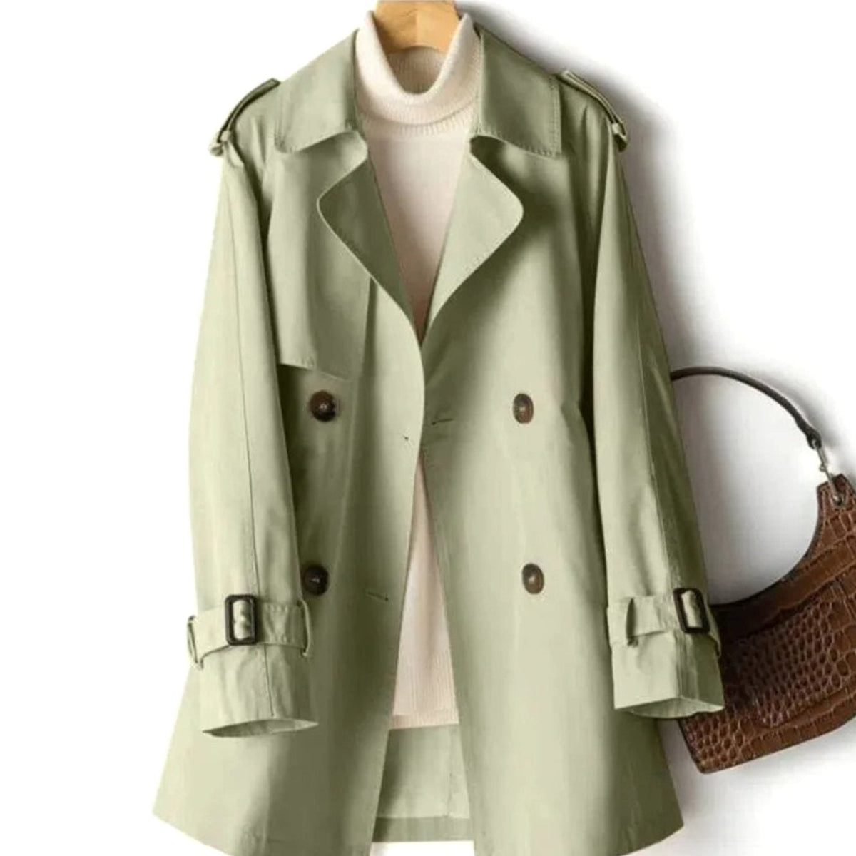 Rosamund | Classic Double-Breasted Trench