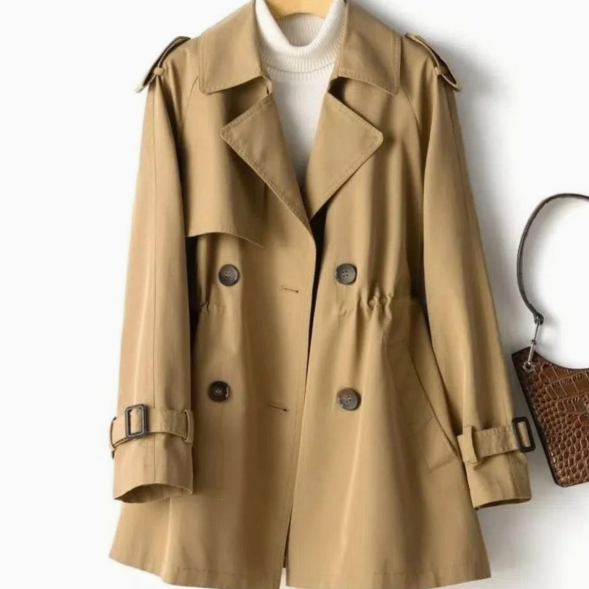 Rosamund | Classic Double-Breasted Trench